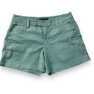 Level 99 Linen-blend Shorts  Size 26